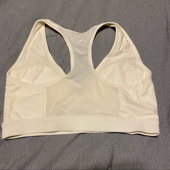 Gymshark Whitney Mesh Sports Bra - Unbleached - Picture 3 of 3
